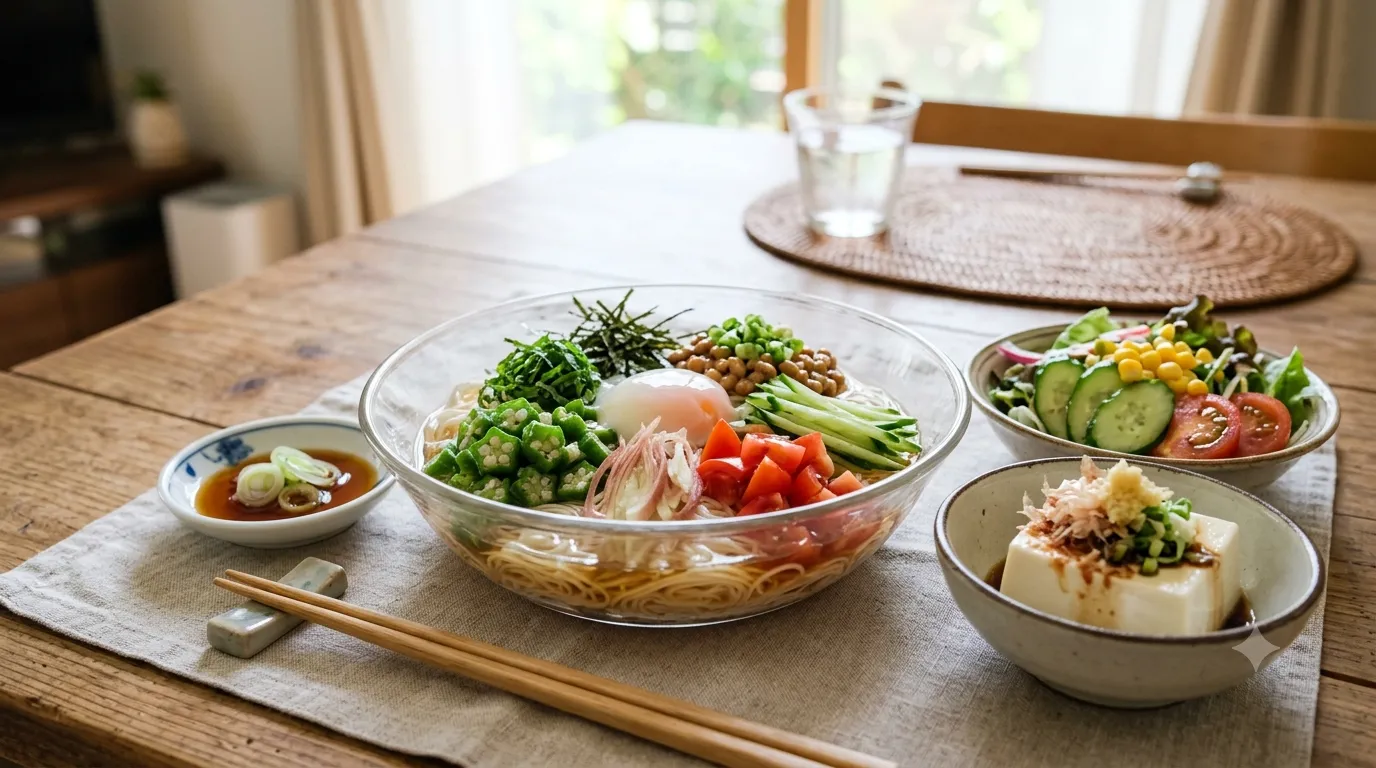 そうめんで太らないための食べる順番とおすすめ食材